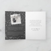 明るい結婚した休日の結婚発表 シーズンカード (内部)