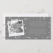 明るい結婚した黒板4フォトコラージュ シーズンカード (裏面)