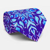 明るい結晶の雪の結晶オーナメント ネクタイ (ロール)