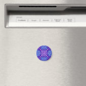 明るい結晶の雪の結晶オーナメント マグネット (インサイチュ (食洗機))