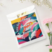 明るい絵を描効果誕生日パーティーありがとう フェイバーバッグ (封をした状態)