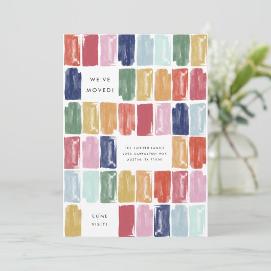 明るい絵を描宝石の動きの発表 招待状 (スタンド正面)