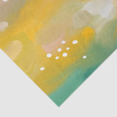 明るい絵を描抽象芸術。黄色のピンクのブラシストローク 薄葉紙 (詳細)