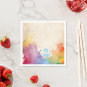 明るい絵を描飛び跳ね スタンダードカクテルナプキン (インサイチュ)