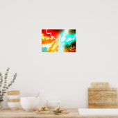 明るい絵画 ポスター (キッチン)