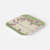 明るい緑と濃い緑 ペーパープレート (傾斜あり)