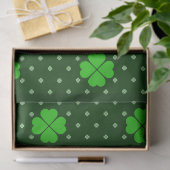 明るい緑のアイルランドのケルト色のシャムロックの色合い 薄葉紙 (ギフト)