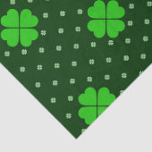 明るい緑のアイルランドのケルト色のシャムロックの色合い 薄葉紙 (詳細)