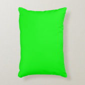 明るい緑のアクセント枕 アクセントクッション (正面(垂直))