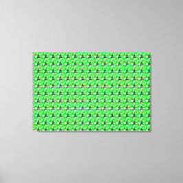 明るい緑のエメラルド キャンバスプリント