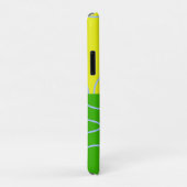 明るい緑のオレンジ色の黄色のライトブルーループ Case-Mate iPhoneケース (裏面/右)