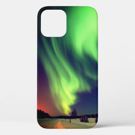 明るい緑のオーロラ Case-Mate iPhoneケース (裏面)
