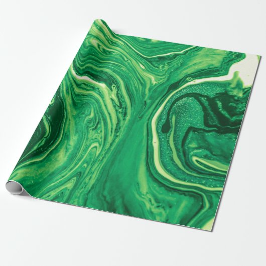明るい緑のクリエイティブ混合繊維デザイン。グランジ ラッピングペーパー (アンロールド)