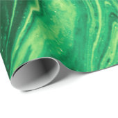 明るい緑のクリエイティブ混合繊維デザイン。グランジ ラッピングペーパー (ロールコーナー)