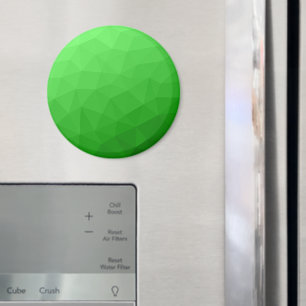 明るい緑のグラデーションの幾何学的なメッシュの明るいパターン マグネット