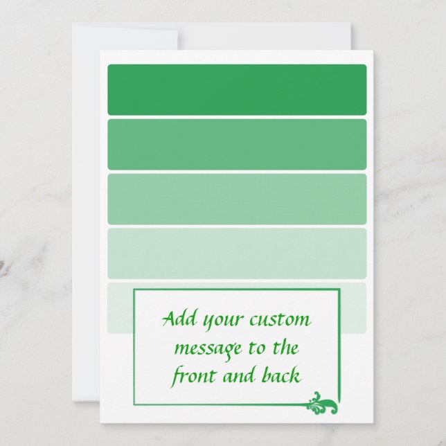 明るい緑のサ絵を描ンプル (正面)