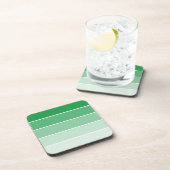 明るい緑のサ絵を描ンプル コースター (右側)