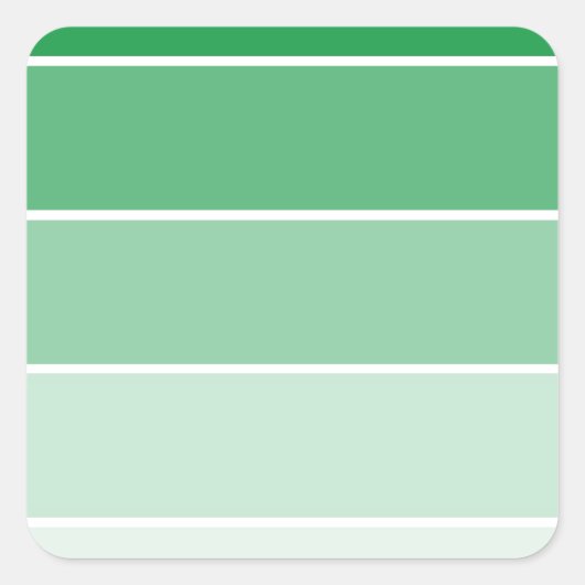 明るい緑のサ絵を描ンプル スクエアシール (正面)