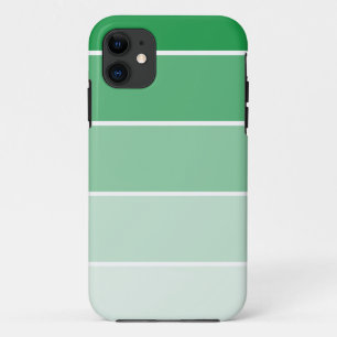 明るい緑のサ絵を描ンプル iPhone 11 ケース