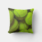 明るい緑のテニスボール クッション (正面)