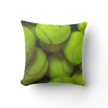 明るい緑のテニスボール