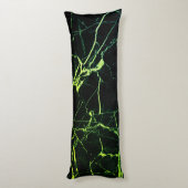 明るい緑の大理石 ボディピロー (裏面 (縦))