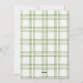 明るい緑の水彩プライドメリークリスマス写真 シーズンカード (裏面)