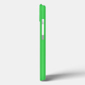 明るい緑の縦縞模様 Case-Mate iPhoneケース (裏面 / 左)