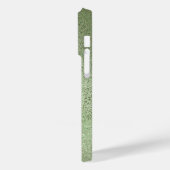 明るい緑の虹色の輝く背景 Case-Mate iPhoneケース (裏面 / 左)