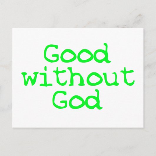 明るい緑を持たなければ良い ポストカード (正面)