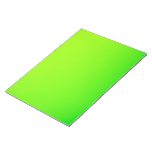 明るい緑色の長方形のシートが表示されています ノートパッド (アングル)