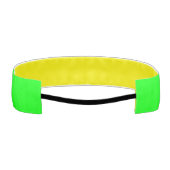 明るい緑 アスレチックヘッドバンド (裏面)