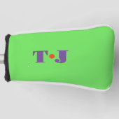 明るい緑 ゴルフヘッドカバー (正面)