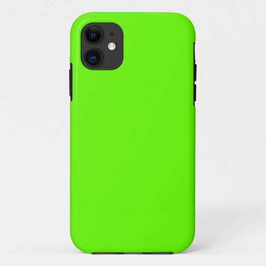 明るい緑(無地の色) Case-Mate iPhoneケース (裏面)