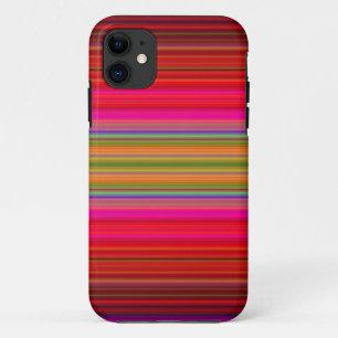明るい縞で飾ります iPhone 11 ケース