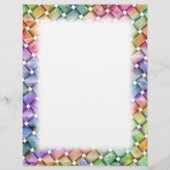 明るい織りのカスタマイズ可能なフライヤー チラシ (正面)