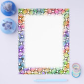 明るい織りのカスタマイズ可能なフライヤー チラシ (シングル)