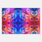 明るい羽玉トーン ラッピングペーパーシート (正面2)