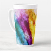 明るい羽 カフェラテマグ (左アングル)