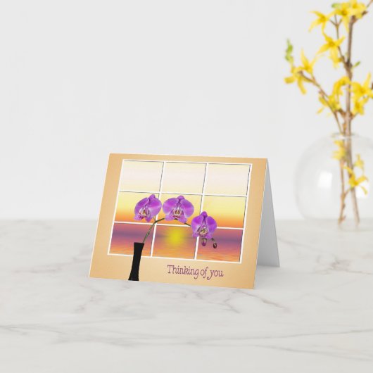 明るい考え カード (黄色い花)