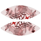 明るい背景に交差する赤い曲線のトレース アメリカンフットボール (パネル)