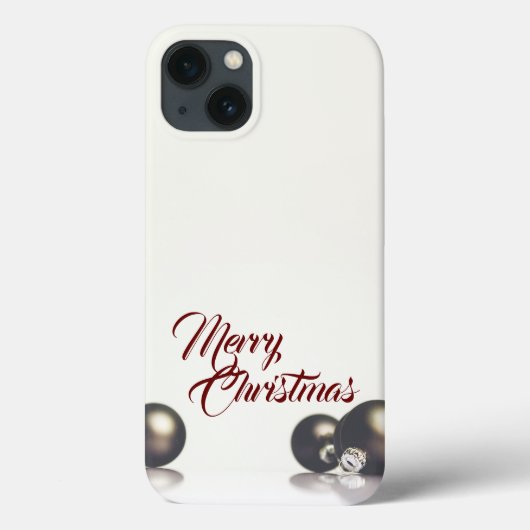 明るい背景の前にある3つのクリスマスボール Case-Mate iPhoneケース (裏面)