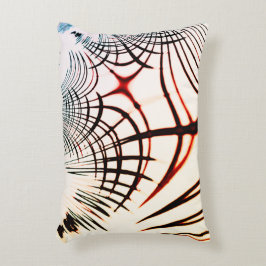 明るい背景の色の交差線 アクセントクッション