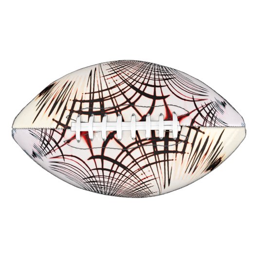 明るい背景の色の交差線 アメリカンフットボール (正面)