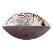 明るい背景の色の交差線 アメリカンフットボール (回転270)