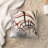 明るい背景の色の交差線 クッション (ブランケット)