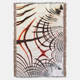 明るい背景の色の交差線 スローブランケット