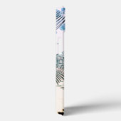 明るい背景の色の交差線 Case-Mate iPhoneケース (裏面 / 右)