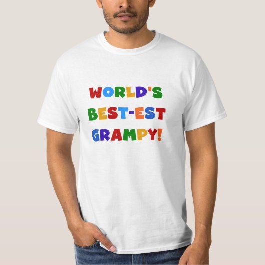 明るい色で最もグラピーなTシャツとギフト Tシャツ (正面)