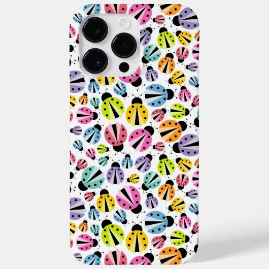 明るい色のかわいいラディバグ Case-Mate iPhoneケース (裏面)